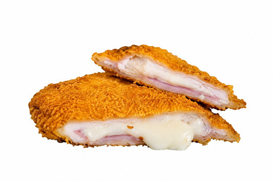 Cachopo pollo, bacon y queso